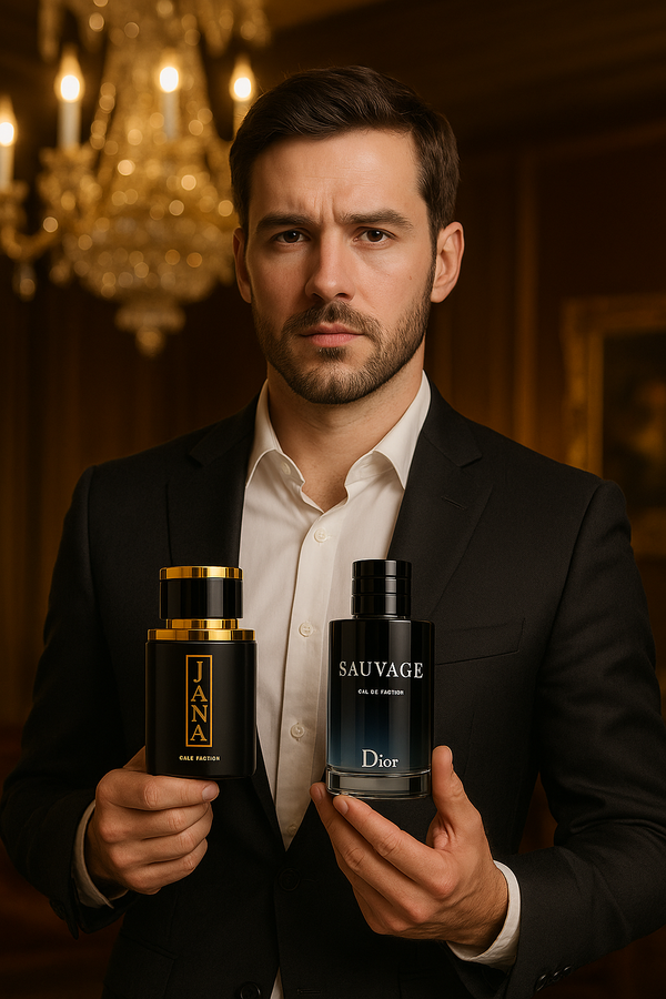 Janan Gold & Dior Sauvage Perfume Bundle – For Men (1999 PKR in Pakistan)